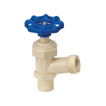 Kbi Homewerks 1/2 in. X 3/4 in. CTS x MHT CPVC Boiler Drain Valve VBDCPVE3B